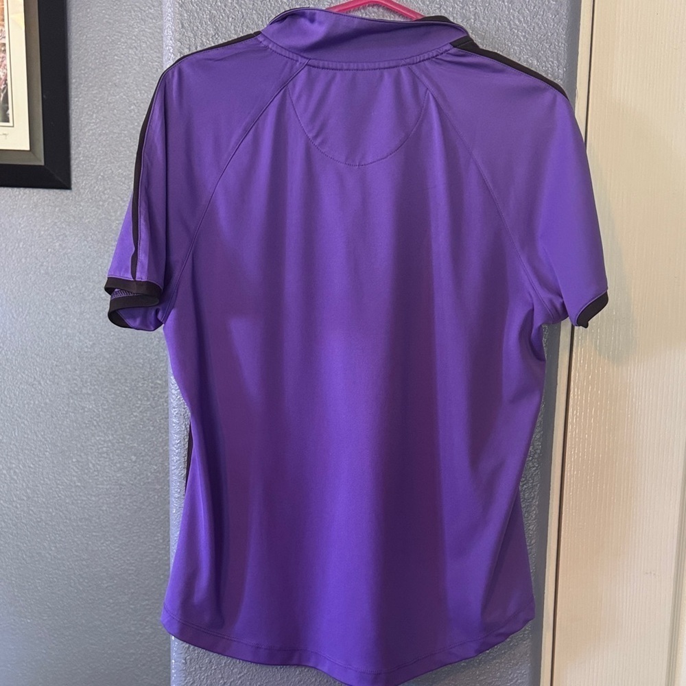 Women's Purple Polo Shirt - Picture 5 of 5